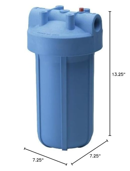Culligan HD-950A Whole-House Heavy Duty 1" Inlet/(Outlet Water Filtration Housing, Blue (Pack of 2)