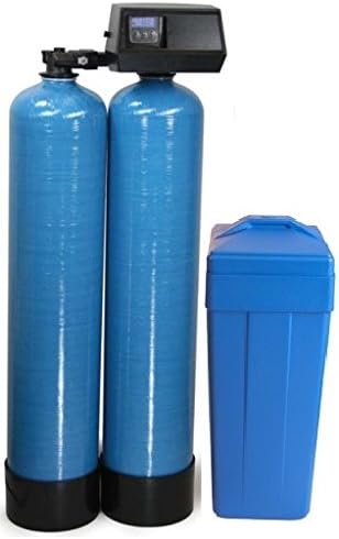 USA Fleck 9100 SXT Twin Tank Metered On-Demand 40,000 Grains Per Tank Water Softener 24/7 Soft Water Ships Loaded