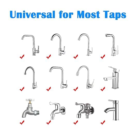 Sink Water Filter,360° Rotating Faucet Water Filter,Kitchen Bathroom Universal Swivel Sink Filter,with Extension Tube Removes Chlorine Fluoride Heavy Metals Hard Water for Home Kitchen