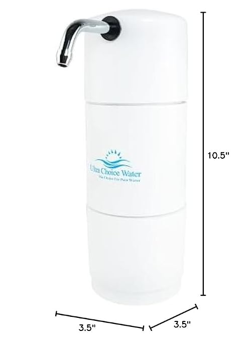 Classic Countertop Water Filter System, Smart Ultra (20,000 Gallons, White)