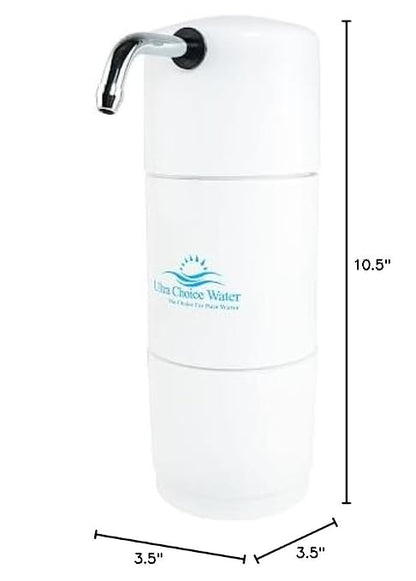 Classic Countertop Water Filter System, Smart Ultra (20,000 Gallons, White)