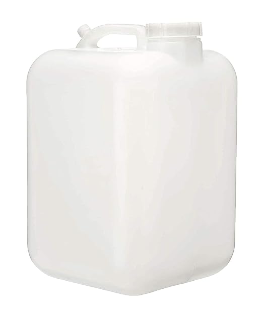 FastRack 5 Gallon Hedpak with Cap | BPA-free, Food-Grade, and Leak-Proof | White Water Container | Ideal for brewing, fermentation, or storage