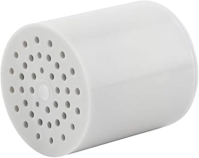 15 Stage Universal Shower Filter | Hard Water Treatment, Removes Chlorine, Heavy Metals & Sediment, Vitamin C & Alkaline PH Balls | Includes 1 Replaceable Cartridge (1)