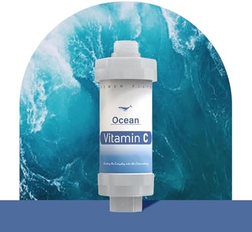 10PCS Vitamin C Shower Filter for Hard Water Filter Aromatherapy Replacement Cartridge Bathtub Faucet Bathroom Accessories Remove Chlorine Fluoride Heavy Metals Jasmine Ocean