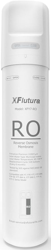 Y7/Y7P/Y7T Series RO Filter Replacement Cartridge Compatible with SimPure Y7, Y7P, Y7T, Y7P-BW, Y7P-W, Y7T-BW-A, Y7T-BW-C, Y7T-A, Y7T-C Series Water Filter, 6 Months Replacement Cartridge (1 Pack)
