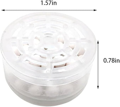 4pcs Shower Head Replacement Filter Cartridge - Chlorine & Flouride Shower Filter and Reduces Dissolved Solids - Hard Water Filter for Water Softener Shower Head