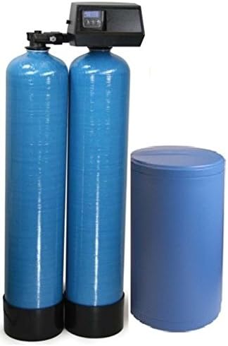 AFWFilters 9100 SXT Twin Tank Metered On-Demand 80,000 Grains Per Tank Water Softener 24/7 Soft Water