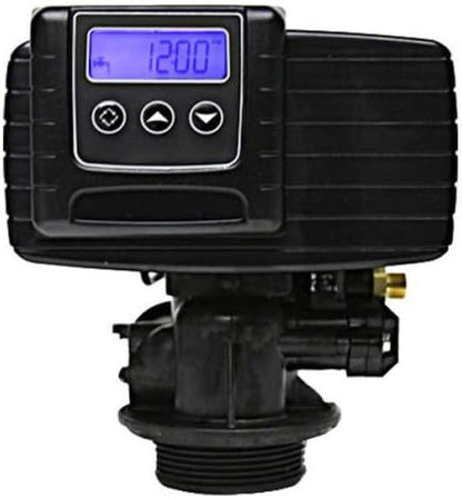 Fleck 5600 SXT Meter Demand Water Softener Grain Capacity 10% Commercial Grade Cation Resin (40,000, Black)