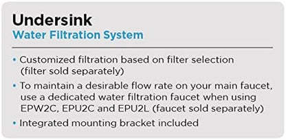 EcoPure EPU3 Universal Undersink Water Filter Housing-NSF Certified-Premium Filtration System-Built to Last