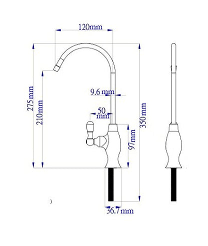 NSF Certification Water Filtration Reverse Osmosis Faucet (Polished Chrome) Lead-Free Advanced RO Tap for Drinking, Kitchen Sink Cooking, Cleaning | Safe, Healthier …