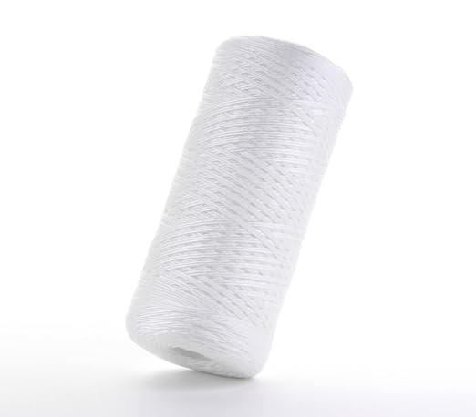 Hydronix SWC-45-1030 Universal Whole House Sediment String Wound Water Filter Cartridge 4.5" x 10" - 30 Micron
