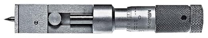 Mitutoyo 147-201 Can Seam Micrometer with Ratchet Stop, 0-0.5" Measuring Range, 0.001" Graduation, ±0.00012" Accuracy, Designed for Precise Measurement of Sprayer Cans
