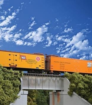 Walthers Cornerstone HO Scale 30' Single Track Railroad Deck Girder Bridge - Kit Train Collectable Train