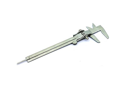 Non Digital Vernier Caliper Metric -Imperial Measuring System Tools (Stainless Steel Plated)