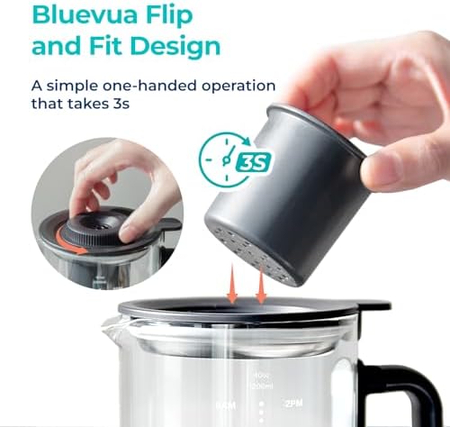 Bluevua RO100ROPOT-Lite(UV) Countertop Reverse Osmosis Water Filter System, White, with Dual-Pack Remineralization Filters, Bundle