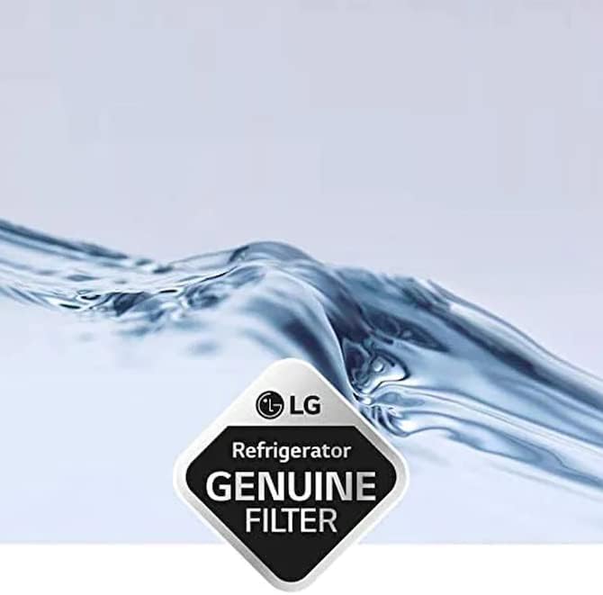 LG LT1000P2 & LT120F 2-Pack Bundle | Replacement Refrigerator Water & Air Filters | 200 Gallon Water Filter Capacity (NSF42, NSF53, and NSF401)