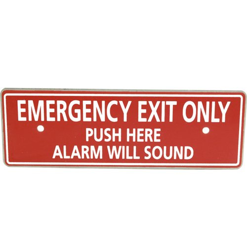 DETEX Corporation Emergency Exit Alarm Paddle Bar Plate ECL-8220