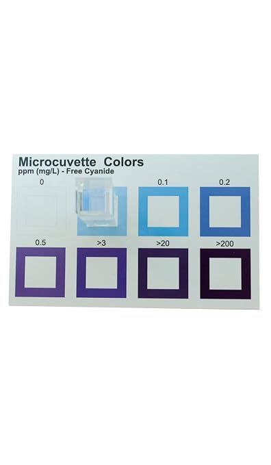 Industrial Test Systems eXact 484003 Cyanide ReagentStrip Test Kit, 2 Minutes Test Time, 0.05-200 ppm Range (Pack of 50)