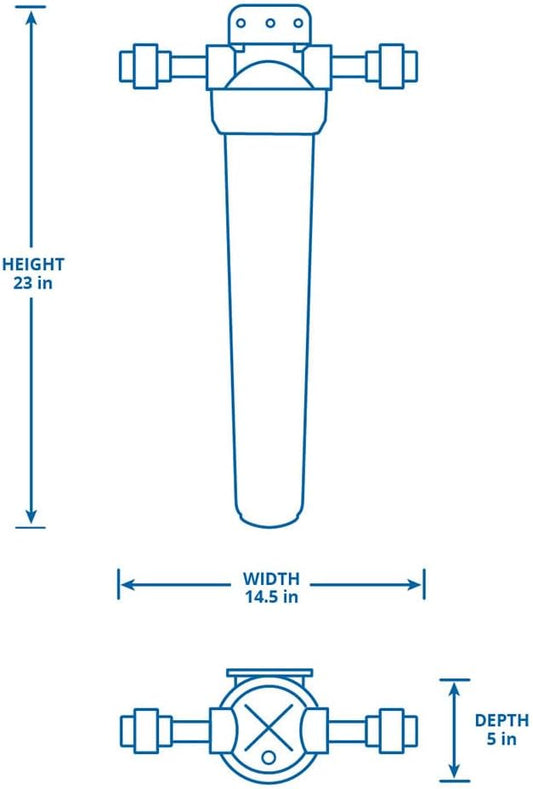 Aquasana Salt-Free Water Conditioner for Tankless Water Heaters - EQ-AS20