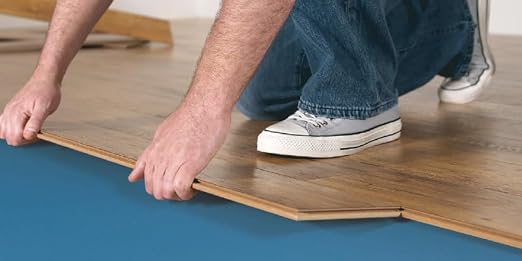 Underlayment 360 sq ft – for Laminate & Hardwood Floors – Approved for Pre-Attached Pad – Floating & Glue-Down Installation – Moisture Barrier – GREENGUARD Gold – Made in USA