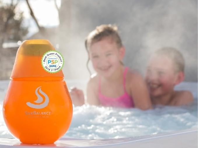 Silk Balance Natural Hot Tub Water Care - Premium Simple Luxury Hot Tub Water Solution 2 Month Supply