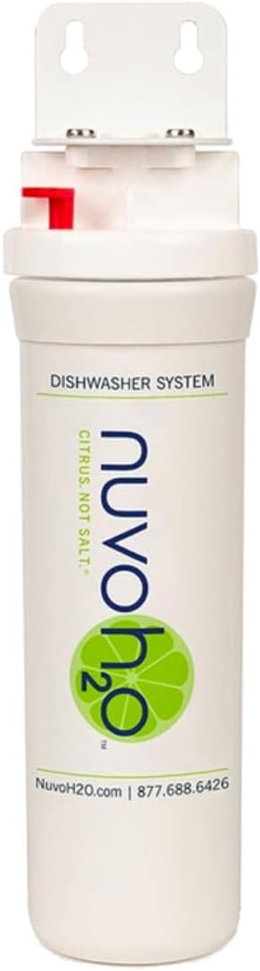 NuvoH2O Dishwasher System – Prevents & Removes Hard Water Scale, Extends Dishwasher Life, Compact & Easy to Install