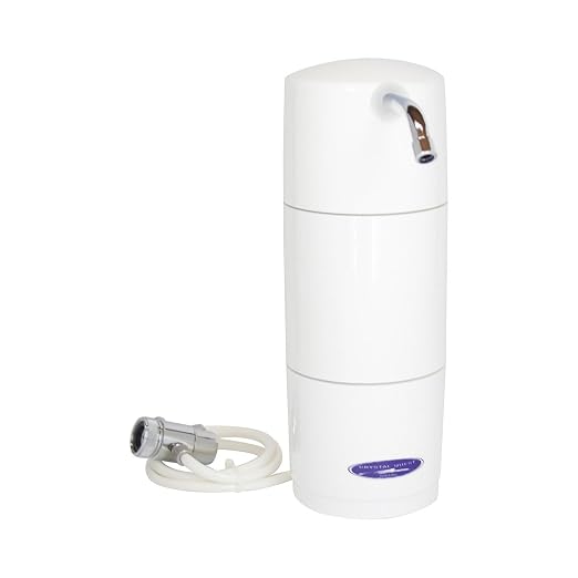 Arsenic Removal | Classic Countertop Water Filter System | White | Crystal Quest