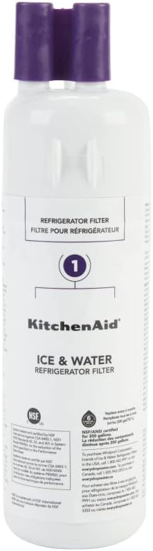 KitchenAid® Refrigerator Ice and Water Filter 1 - KAD1RXD1, Single-Pack, Purple (Pack of 2)