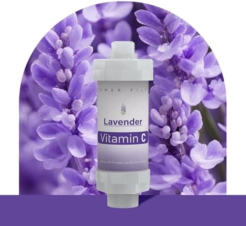 10PCS Vitamin C Shower Filter for Hard Water Filter Aromatherapy Replacement Cartridge Bathtub Faucet Bathroom Accessories Remove Chlorine Fluoride Heavy Metals Jasmine Lavender