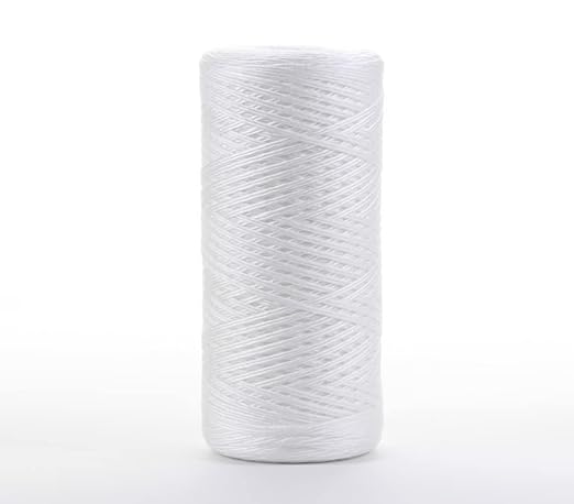 Hydronix SWC-45-1050 Universal Whole House Sediment String Wound Water Filter Cartridge 4.5" x 10" - 50 Micron
