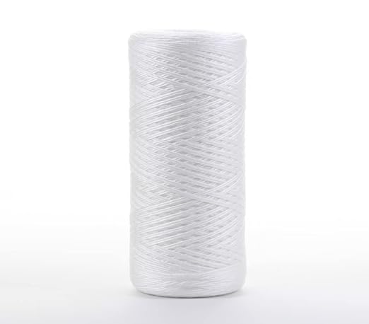 Hydronix SWC-45-1001 Universal Whole House Sediment String Wound Water Filter Cartridge 4.5" x 10" - 1 Micron