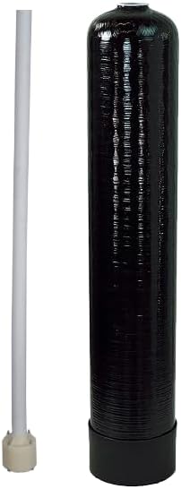 US Made 9" x 48" Resin Mineral Tank for Filter or Softener with riser distributor tube included (Black)