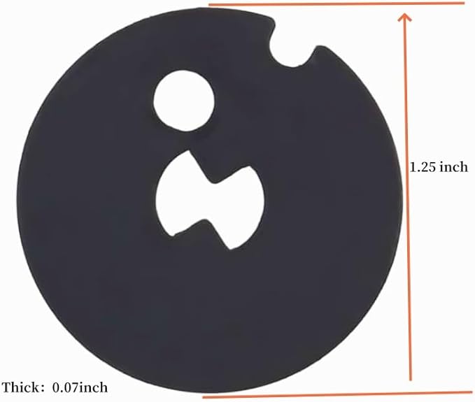7204362 Water Softener Venturi Gasket Compatible with 7163663 7082582 WS08X10006 7204363 (3 Packs)