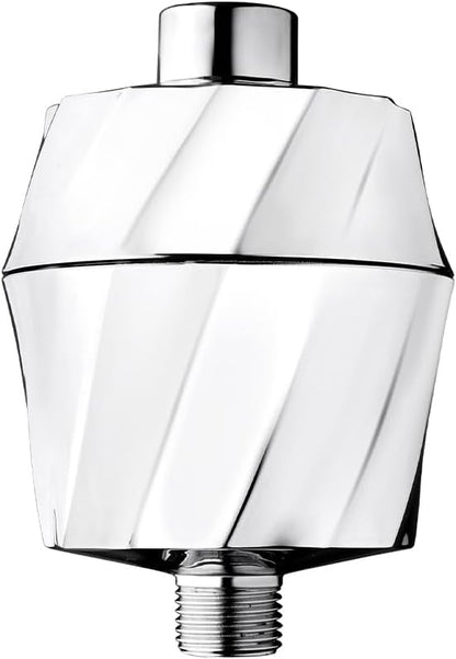 AquaBliss SF400 HD Revitalizing Shower Filter - Latest High Output Filtration. 2x Vitamin C, Minerals for Luscious Hair, Skin & Nails + the TurboSpa 3 Inch High Pressure Shower Head (Exclusive Bundle)