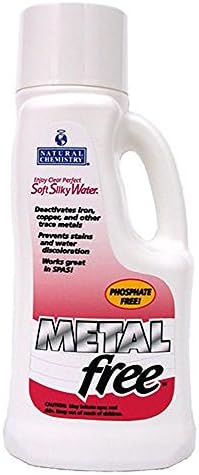 Natural Chemistry Metal Free, 1 Liter, Phosphate Free, Protects Against Calcium and Mineral Scale Buildup, Prevents Stain and Water Discoloration