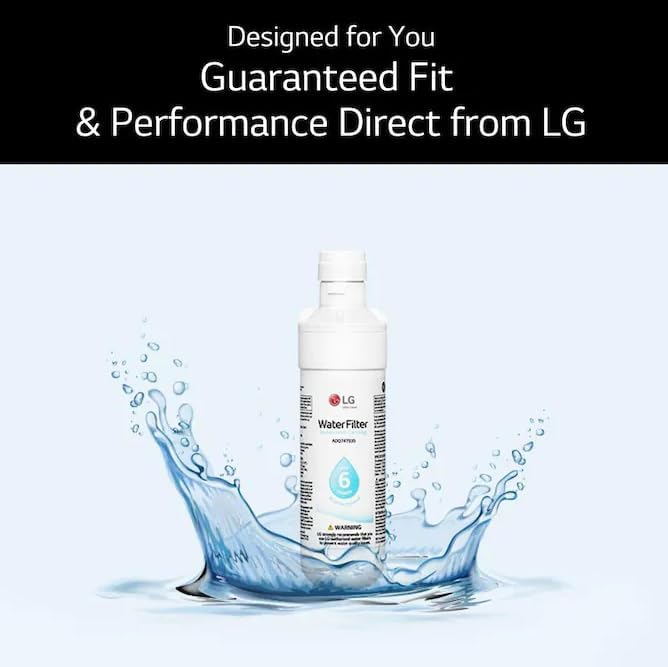 LG LT1000P2 & LT120F 2-Pack Bundle | Replacement Refrigerator Water & Air Filters | 200 Gallon Water Filter Capacity (NSF42, NSF53, and NSF401)
