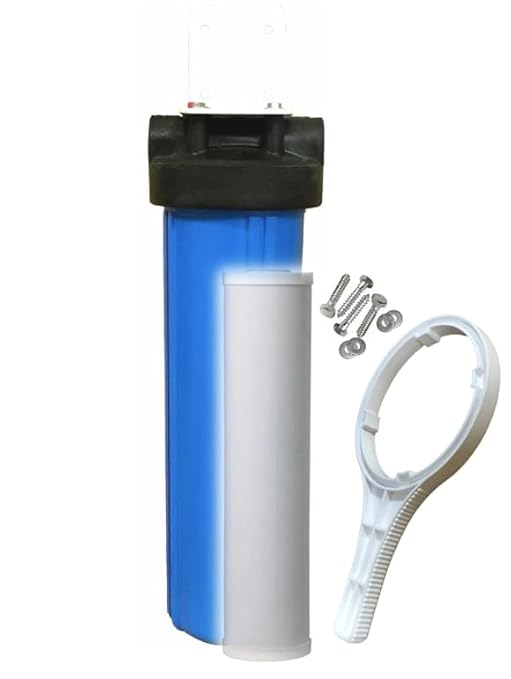 Combo System Fleck Whole House 64k Water Softener Upgraded 10% Resin, 5600sxt Metered, 1" Bypass and Brine Tank, 64,000 Grains and Carbon Pre-Filter
