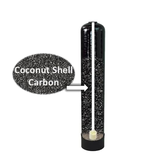 AFW Filters Built Fleck 5600SXT 48,000 Grain Water Softener with Upflow Carbon Filter (Purolite C100E Resin with Carbon)