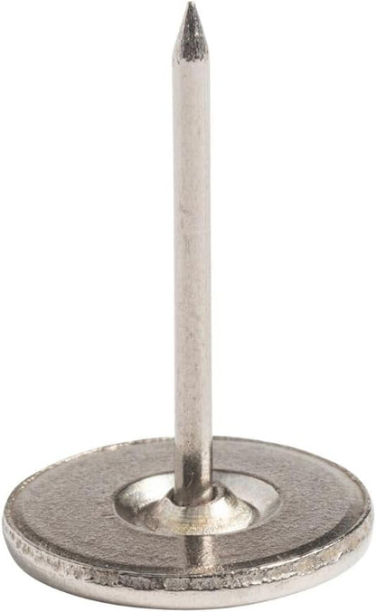 16MM Smooth Flathead Pins for Retail Security Tags EAS Loss Prevention – 1000 Count – Checkpoint Security Compatible for Theft Prevention – for Apparel, Accessories, Others by BullsEye Protection