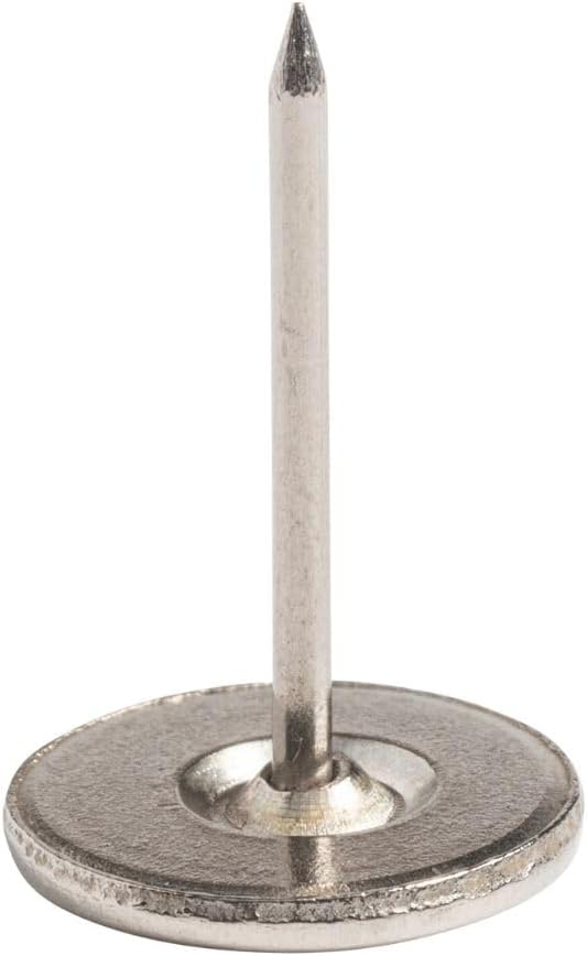 16MM Smooth Flathead Pins for Retail Security Tags EAS Loss Prevention – 1000 Count – Checkpoint Security Compatible for Theft Prevention – for Apparel, Accessories, Others by BullsEye Protection