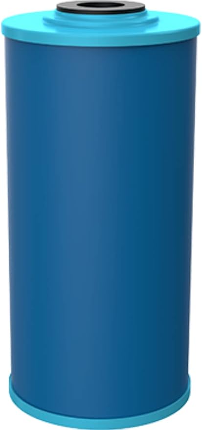 Pentair OMNIFilter RO6 Carbon Water Filter, 10" Whole House Heavy Duty Big Blue GAC and KDF Iron Reduction Replacement Cartridge, 10" x 4.5", 5 Micron 1 Count (Pack of 2)