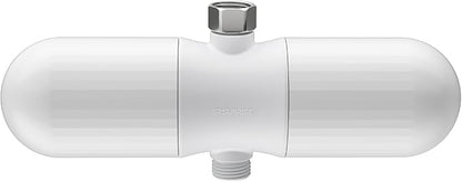 SR SUN RISE Duo Shower Filter - NSF Certified 20-Stage Shower Filter for Hard Water, Water Softener, Removes Chlorine, Heavy Metals, High Flow, Easy Replace Cartridge, Nourish Hair & Skin, Matte White