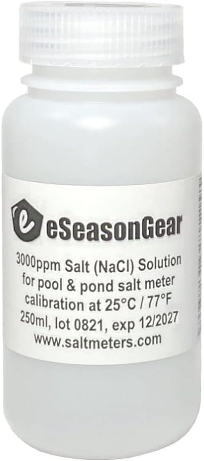 3000 PPM Solution, 230 ml, for SALT-3000 SALT-3050 Salt Meter Tester Calibration.