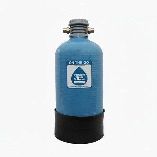 On The Go Shower Set Up Double Standard Water Softener