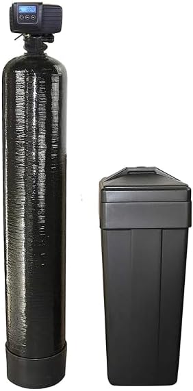 AFWFilters Premium Fleck 5600 SXT Meter Demand Water Softener - 48,000 Grain Capacity with 10% Long Life Crosslink Resin