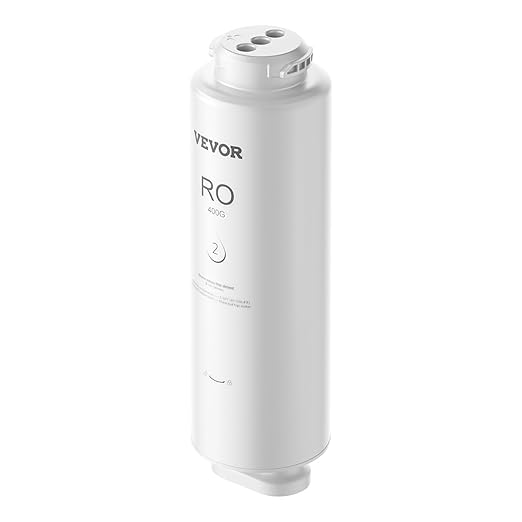 VEVOR Reverse Osmosis Filter, 9-Layers RO Water Filter Replacement, Compatible with SS-001 400GPD Under Sink Water Filter, 24 Months Reverse Osmosis Filter Cartridge, Reduces Lead, Chlorine, Rust