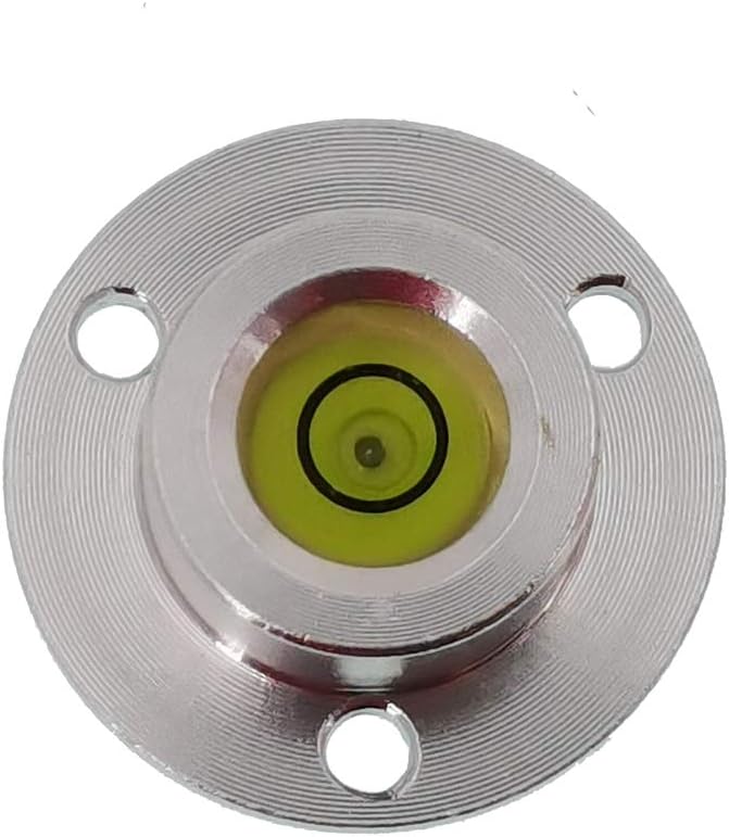 Metal Horizontal Bubble Bull's-Eye Level Universal Horizontal Bubble Flange Water Bubble Level Horizontal Bubble Small Household 22.5x10mm(Green)