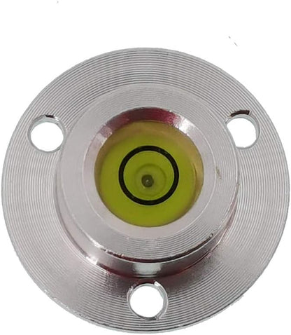 Metal Horizontal Bubble Bull's-Eye Level Universal Horizontal Bubble Flange Water Bubble Level Horizontal Bubble Small Household 22.5x10mm(Green)