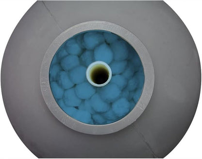 Rx Clear Blue Luster Filter Media for Swimming Pool Sand Filters | Alternative to Sand and Filter Glass | Specialty Technology Helps Keep Pools Clean | Lasts for Several Seasons | 4-Pack