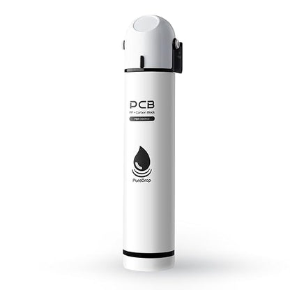 PureDrop PDR-16KPCB Under Sink Water Filter for Sink Faucet, High Capacity Composite Water Filtration System Direct Connect to Kitchen Faucet, Reduces PFAS, Chlorine, Bad Taste & Odor, 16K Gallons